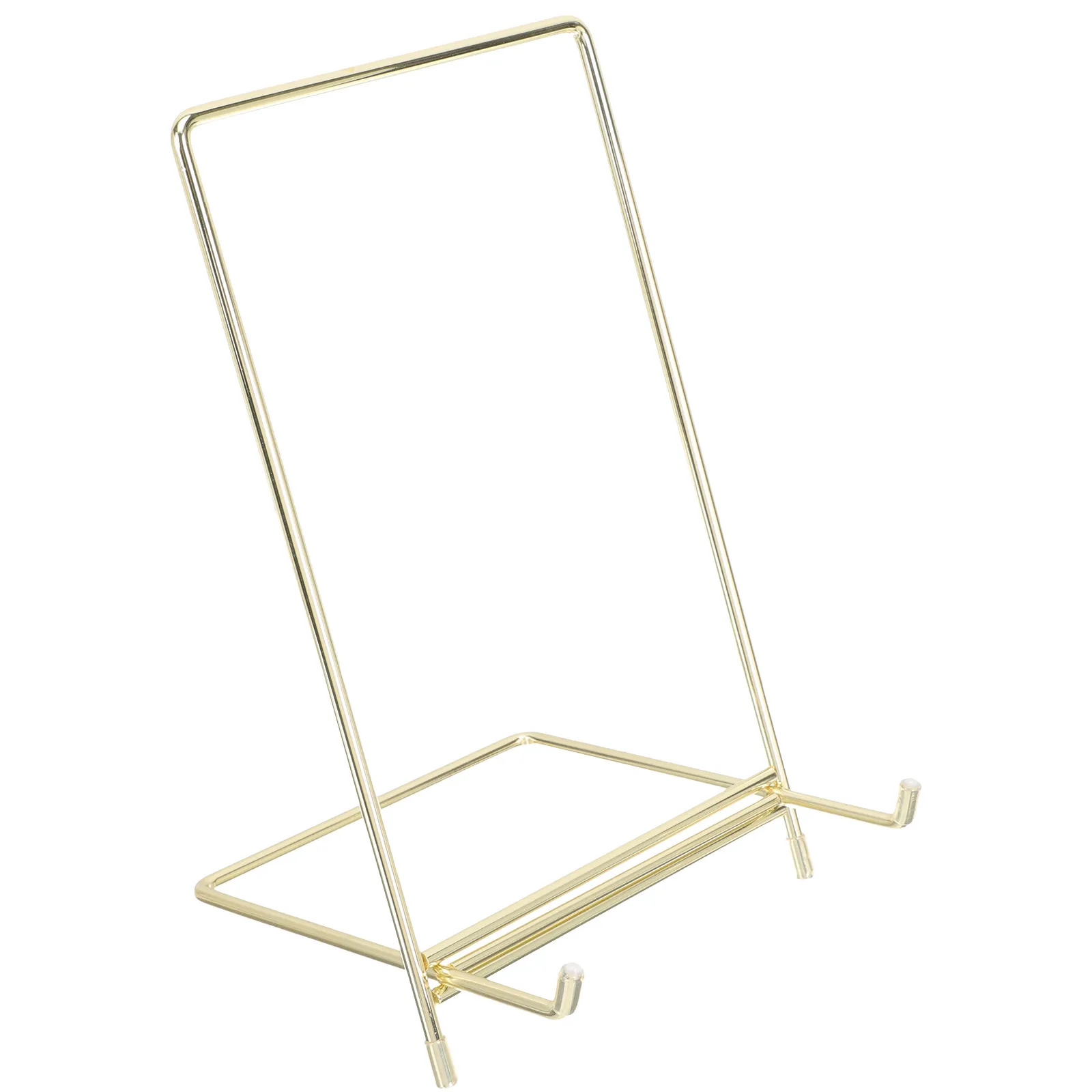 Multipurpose Stainless Steel Display Holder Stable Base for Books Frames Artwork Picture Frame Plate Stand Cookbook Recipe