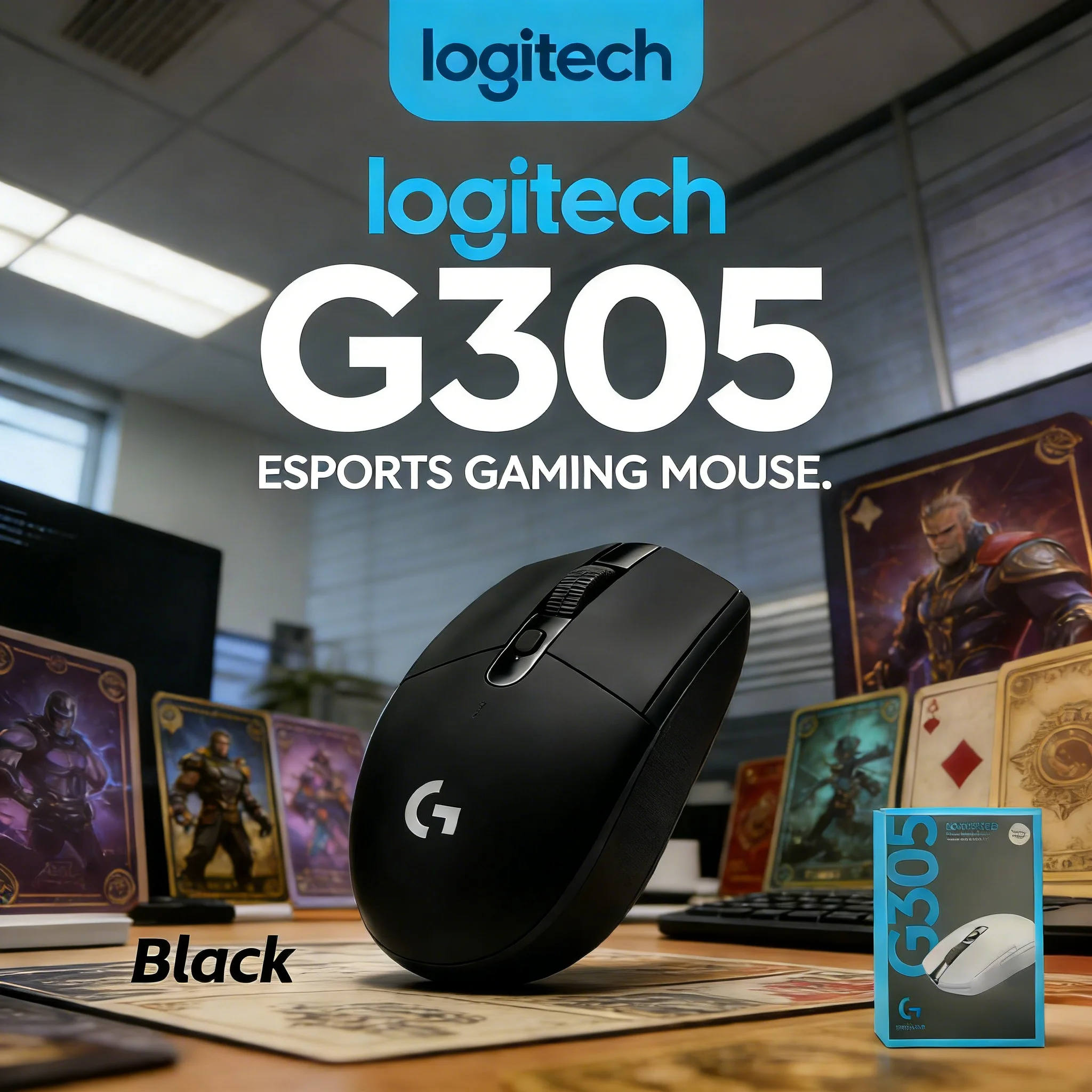 

Logitech G305 Wireless Mouse, Gaming and Esports Peripherals, Office Desktop Laptop, Universal Mouse