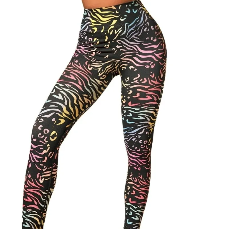 

New Sportswear Yoga Pants Women's High Waist Hip Lift Yoga Naked Large Size Peach Hip Fitness Running Pants
