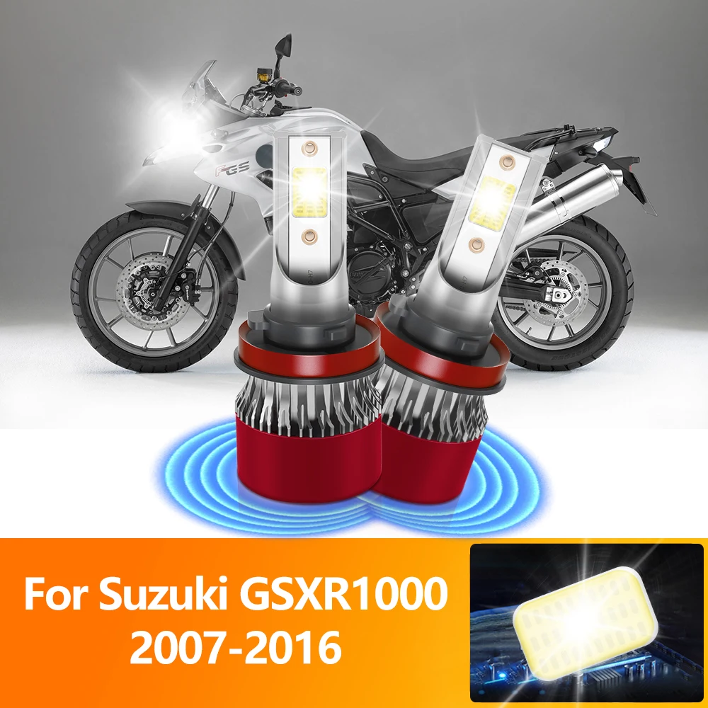 

H11 LED Headlight Bulb 120W CSP Chips Motorcycle Headlamp 12V For Suzuki GSXR1000 2007-2009 2010 2011 2012 2013 2014 2015 2016