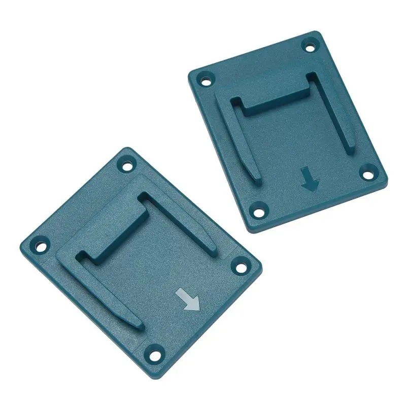 A84E-50Pcs Machine Holder Wall Mount Storage Bracket Fixing Devices For 18V Electric Tool Battery Tools Blue