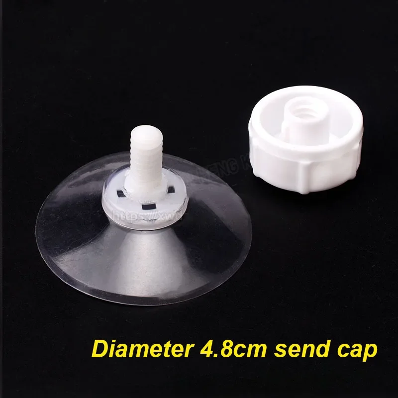 

Powerful Transparent Perforated Suction Cups - 3.2/4.0/4.4/4.8cm Diameter Ideal for Glass Table & Chair Feet with M4 Screw Hooks
