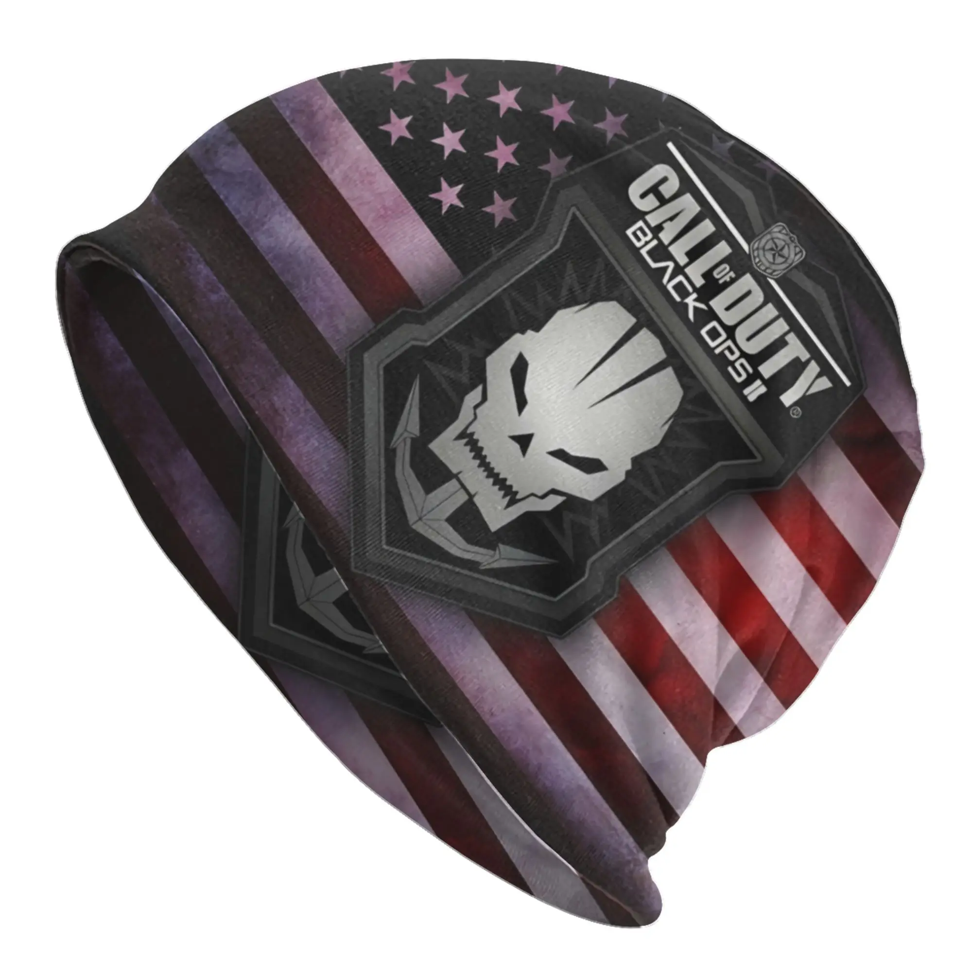 C-Call of D-Duty B-Black O-Ops Game Skullies Beanies Caps Men Women Unisex Street Winter Warm Knitting Hat Adult  Bonnet Hats