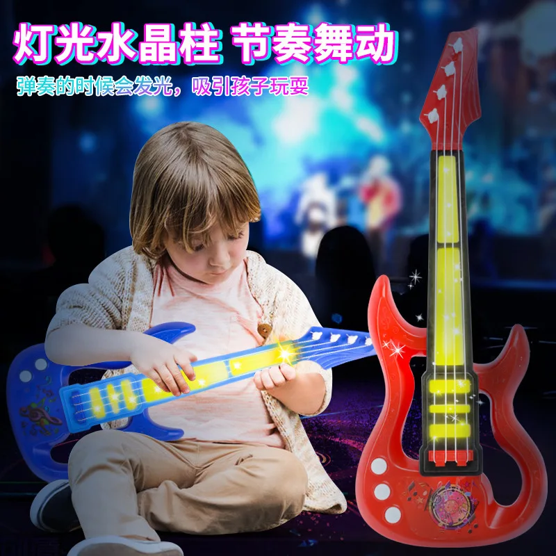 Mini Kinder gitarre 4-saitige Ukulele E-Piano Musik instrument Gehirn training pädagogisches Spielzeug Geburtstags geschenk Mädchen Junge