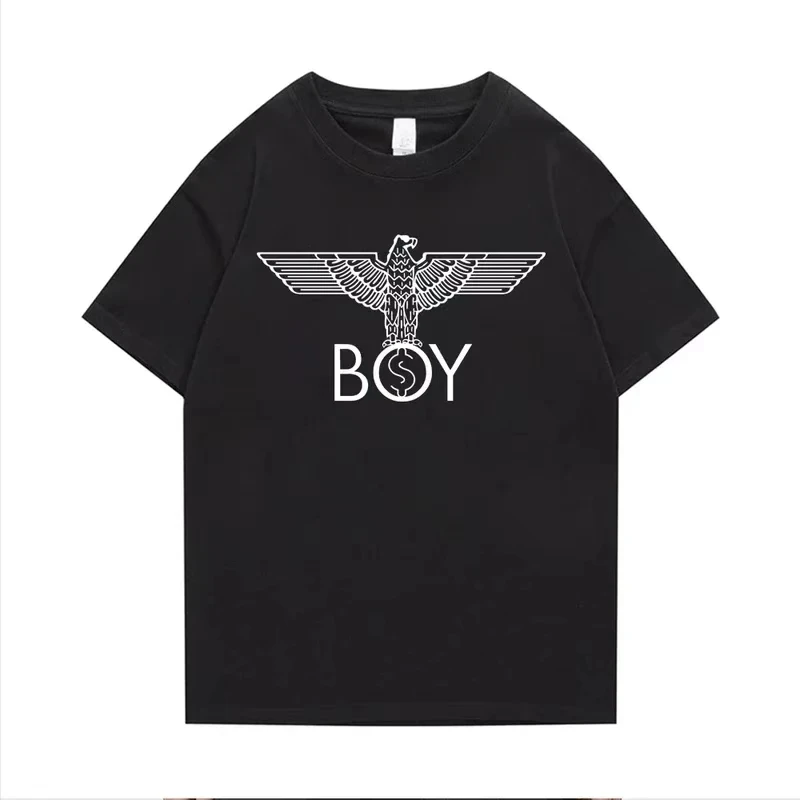 Mens Clothes Men Fashion Brand T Shirt Boy London Tops Tees Eagle High Quality Short Sleeve Tee Shirts Male Clothing Letter Prin