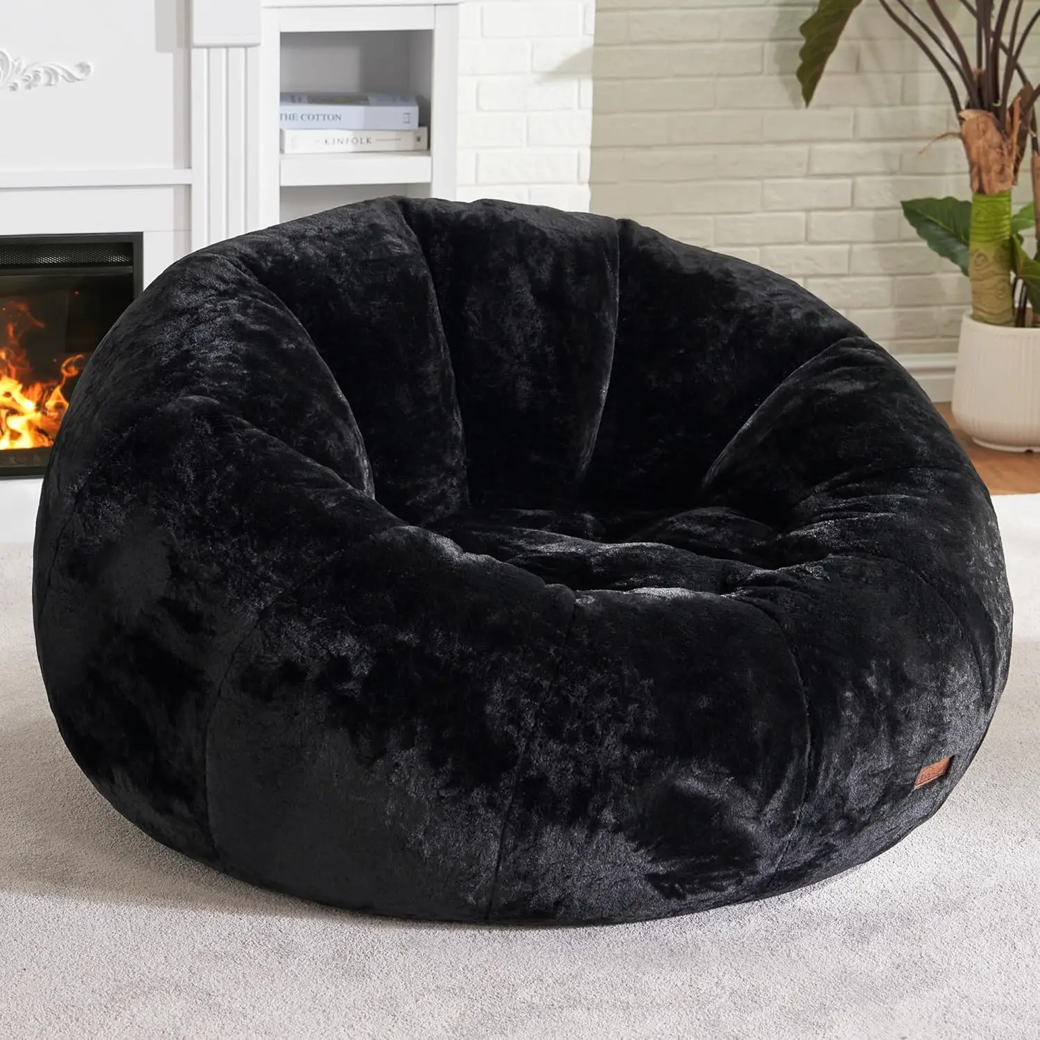 Chairs Large Bean Bag Couch for Adults Stuffed Lazy Sofa Chair Comfy Floor Chair with Spacious Design for Reading, Gaming or Rel