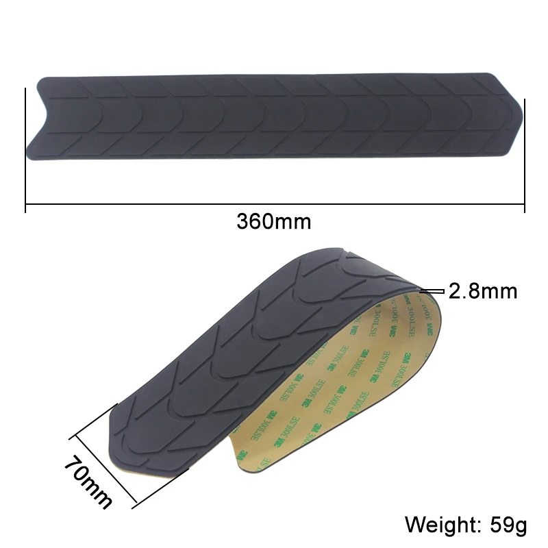 HEPPE Bike Frame Protector MTB Road Bike Silicone Scratch-Resistant Sticker Chain Protector Downtube Sticker Chainstay Pad