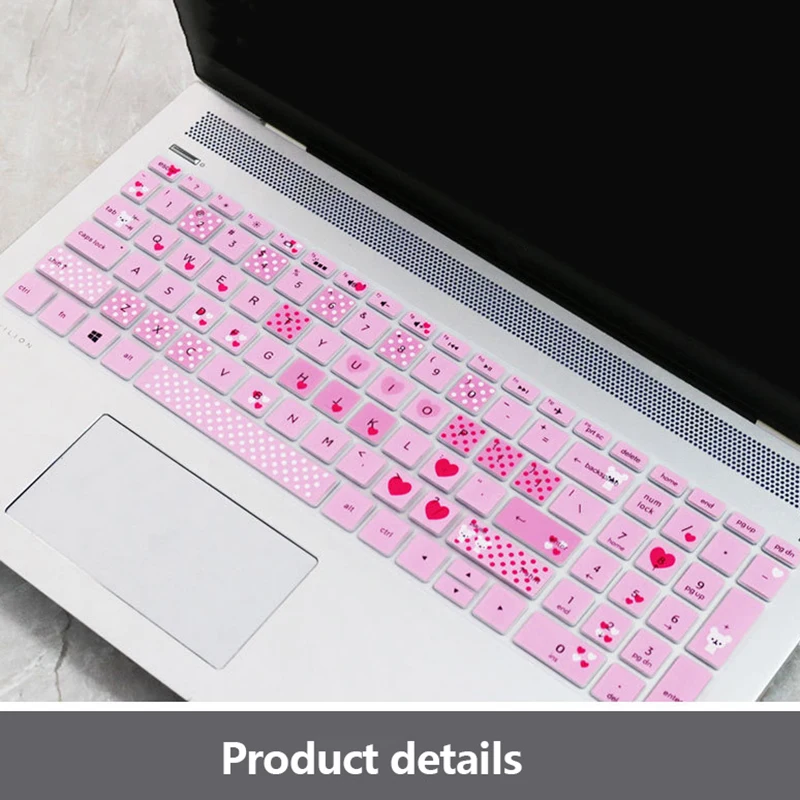 15.6 polegadas de silicone portátil notebook teclado capa protetor filme
