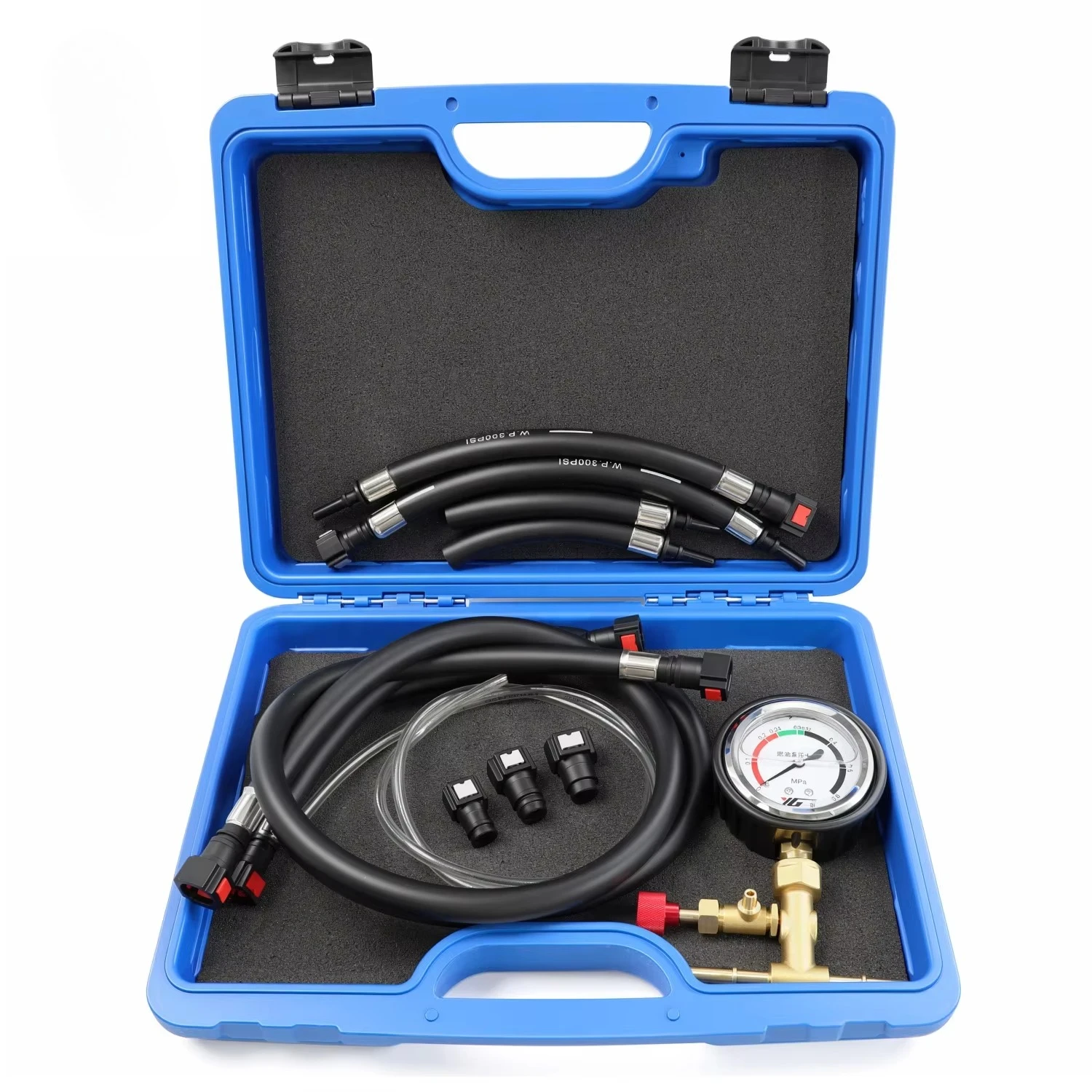 Fuel Pump Pressure Vacuum Tester Gauge - Vacuum Pressure Gauge Diagnostic Kit Auto