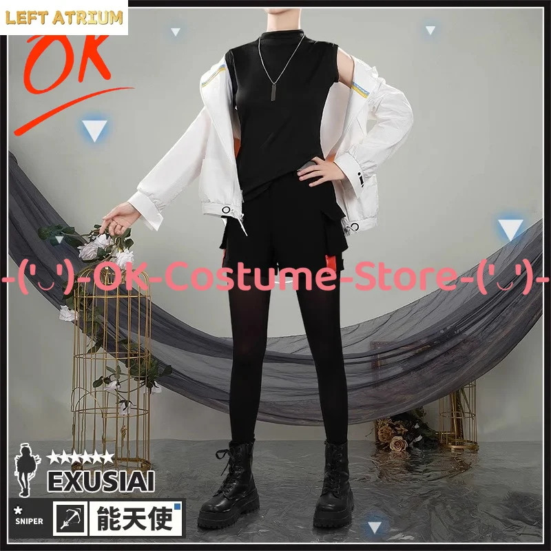 

[Customized Size] Arknights Exusiai the New Covenant Cosplay Costume Game Character Outfit Halloween Carnival Party Uniform Suit