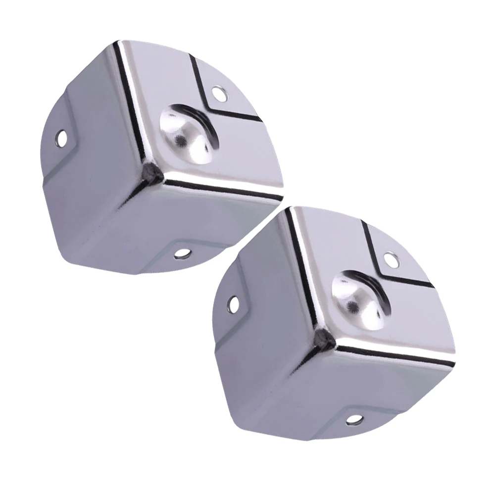 

4 Pcs Corner Protectors Stainless Steel Siding Angle Table Guard Desk Aluminum Case