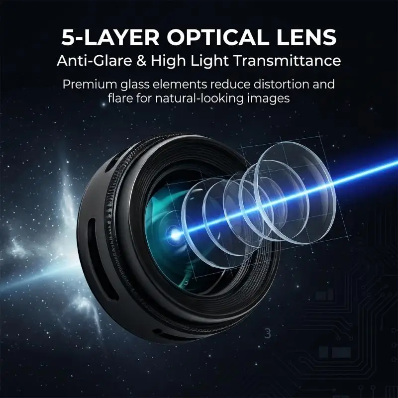 96BA Compactly Phone Camera Lens Repair Component, Opticals Glass Lens for 17Pm