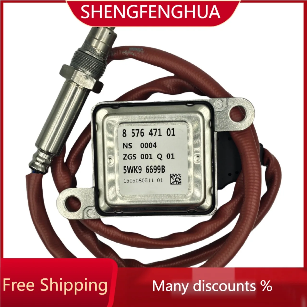 SHENGFENG HUA Free Shipping For BMW 1 2 3 4 5 Series X3 X4 B47 Diesel NOx Sensor 5WK96699B 857647101 2015-2022 SHENGFENGHUA-QY