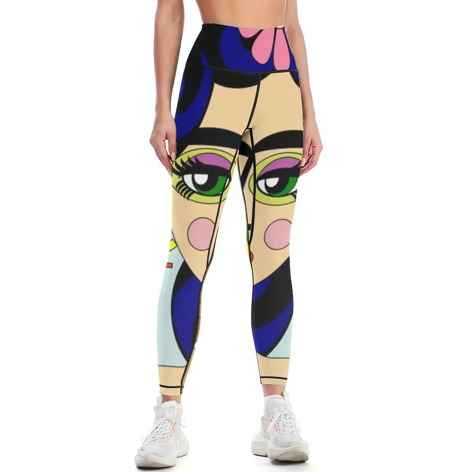 

Latin Lady with Cute Monkey and Parrot Leggings for girls Fitness woman jogging pants legging push up Womens Leggings