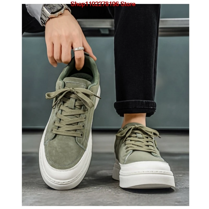 New Men Casual Skateboard Shoes Retro Style Wearable Comfortable Daily Trendy Footwear For Students Sneakers