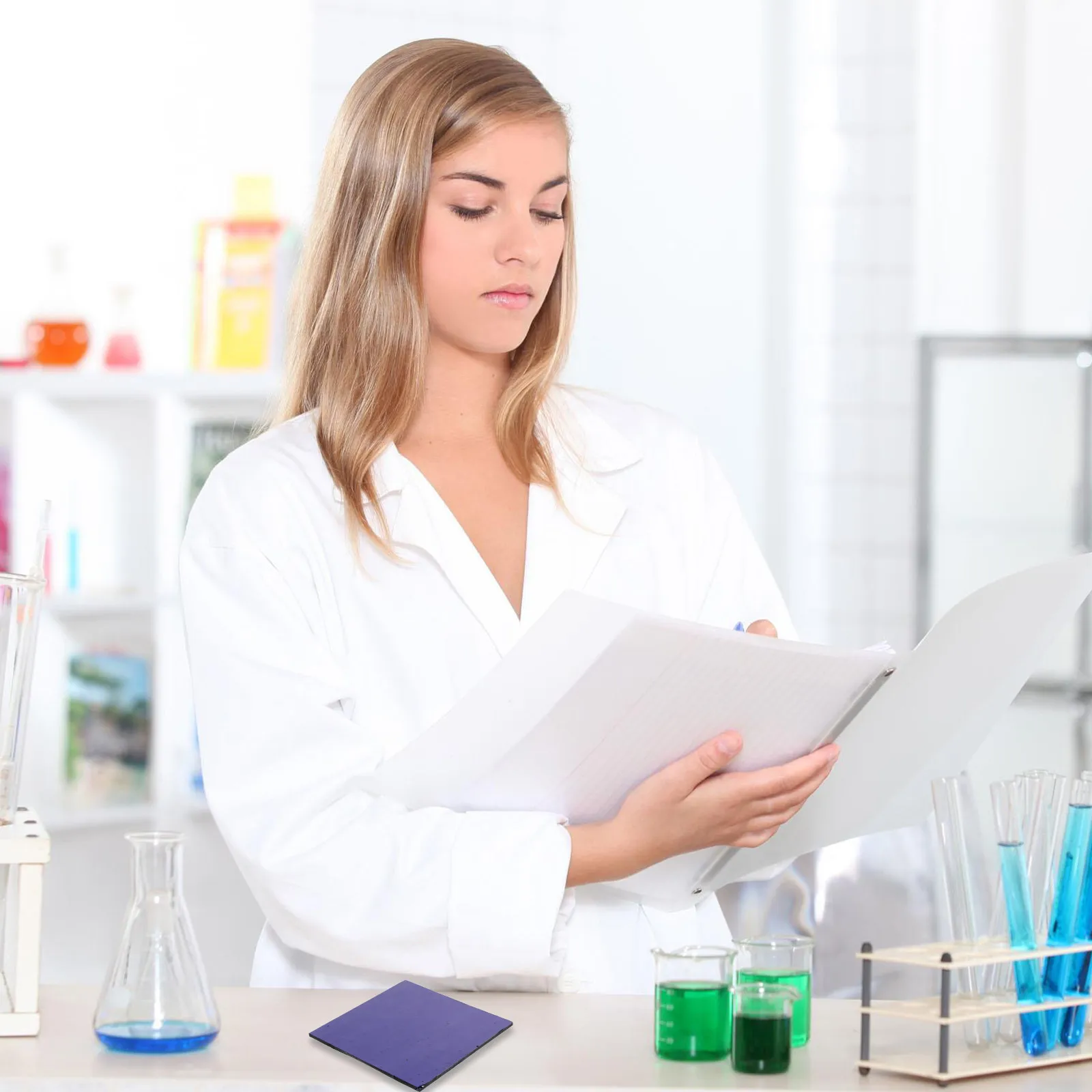 

1 шт. кобальтовое стекло (синий фильтр) для химических лабораторных экспериментов, наблюдения за пламенем калия, лабораторных исследований