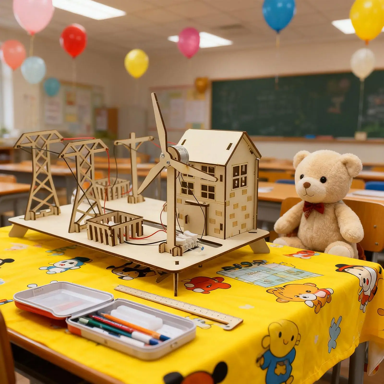 

Science Kit for Kids Wind Power DIY Wind Generator Model Science Experiment Kit for Age 8 9 10 11 12