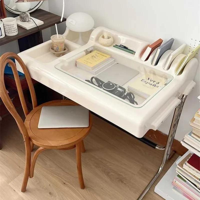 

Small apartment household cream style dresser large storage space desk ins Internet celebrity makeup table