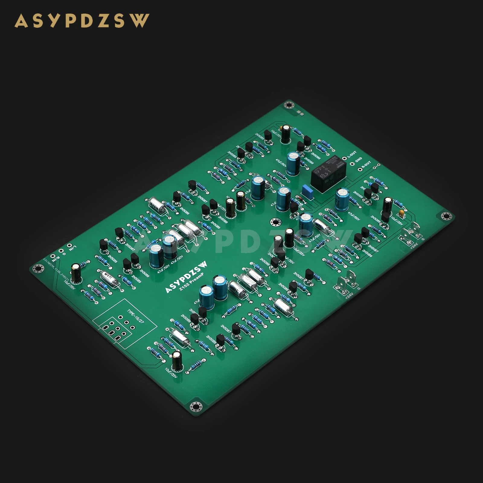 ASYPDZSW Z152 مجموعة المضخم DIY/قاعدة اللوحة النهائية على الدائرة الأصلية NAIM NAC152XS (بدون مقياس الجهد)