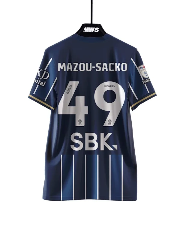 Neue Saison Millwall 3D-Druck Nummer Fußballtrikot Herren Atmungsaktives Schnelltrocknendes Kurzarm-T-Shirt Familien-Partnerlook – Detail 3