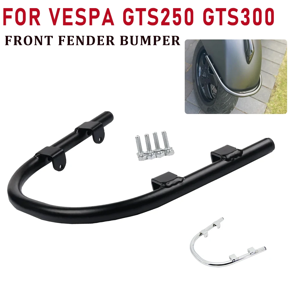 

Bumper Front Fender Crash Bars Mudguard Frame Guard Rail Protector For Piaggio Vespa GTS300 GTS 300 250 GTS250 GTV300 2022 2023