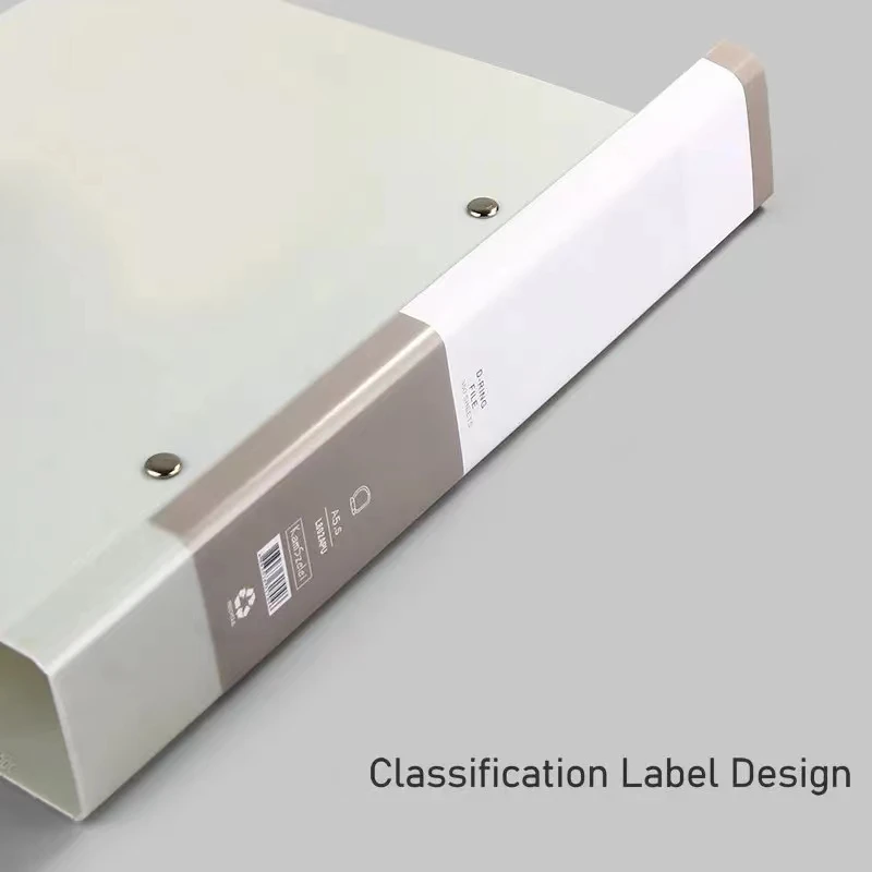 Colorful A5 Binder Folder For Document Organizer Transparent PVC Bag Sheet Protector A5 File Cover