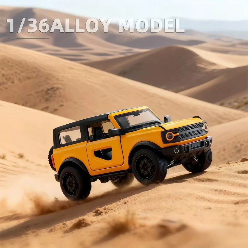 1/36 Hard-Top Off-Road Alloy Car Model, Return Force Function, desktop Decoration Toy