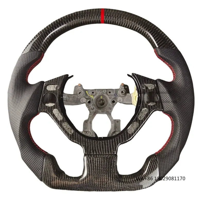 

Заводские индивидуальные продукты Перфорированное кожаное колесо из углеродного волокна для рулевого колеса автомобиля Nissan GTR 85