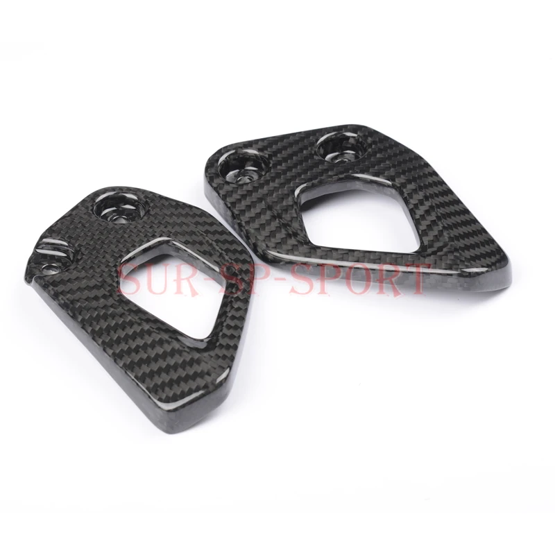 Carbon fiber side footrest guard covers for 2019-2021 BMW R1250GS ADV (Water Bird) modification