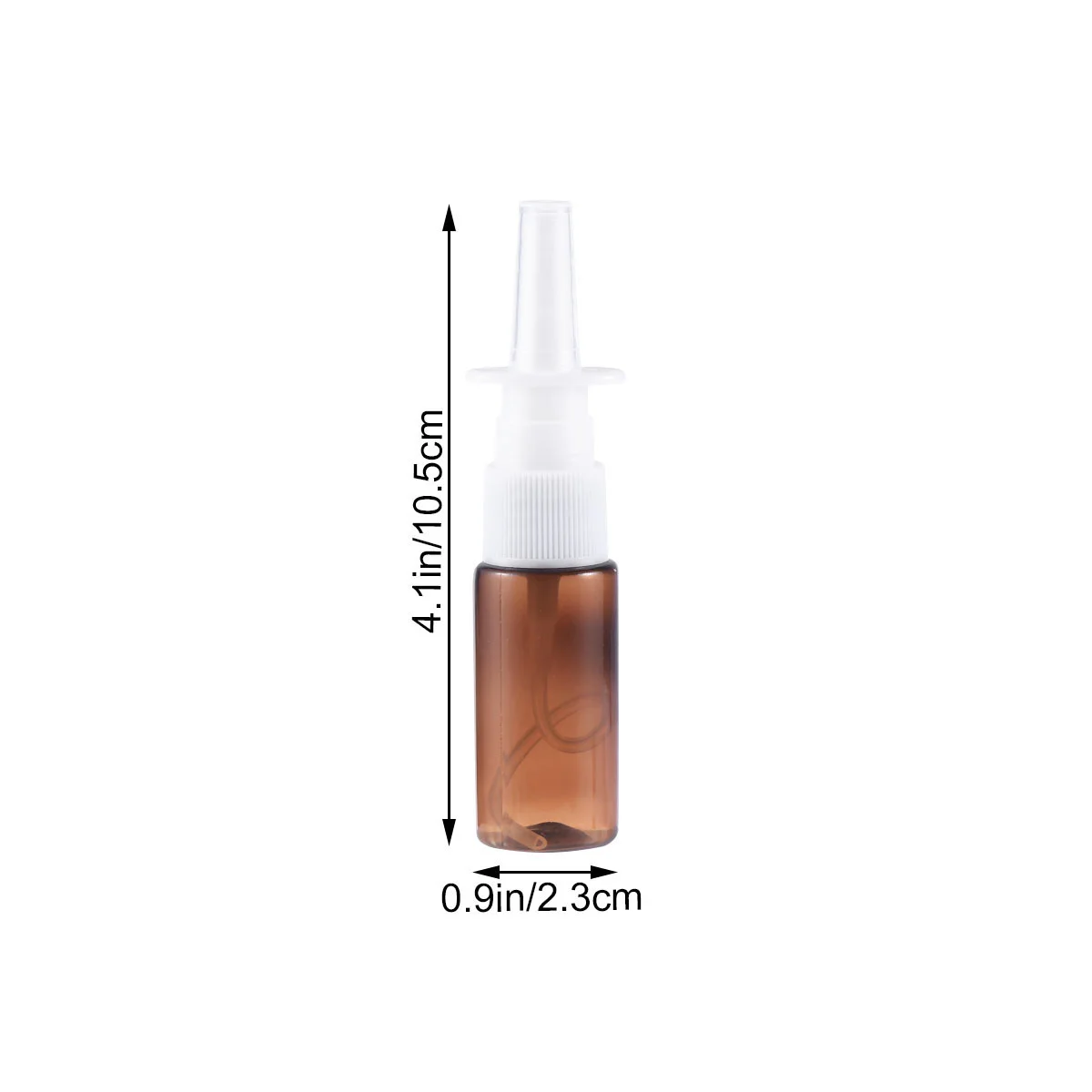 Flcopropriété pulvérisateur paresseux pour la rhinite, petit d'extraction pulvérisateur, brume fine, transparent, étanche, quotidien, 15 pièces