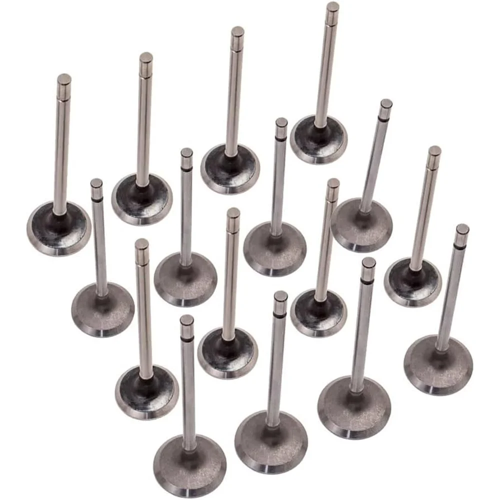 16pcs New Intake & Exhaust Valve Kit For NISSAN KUBISTAR RENAULT CLIO KANGOO LAGUNA 1.4L 1.6L 1.4 1.6 L T L4 GAS 97-16 K4M752