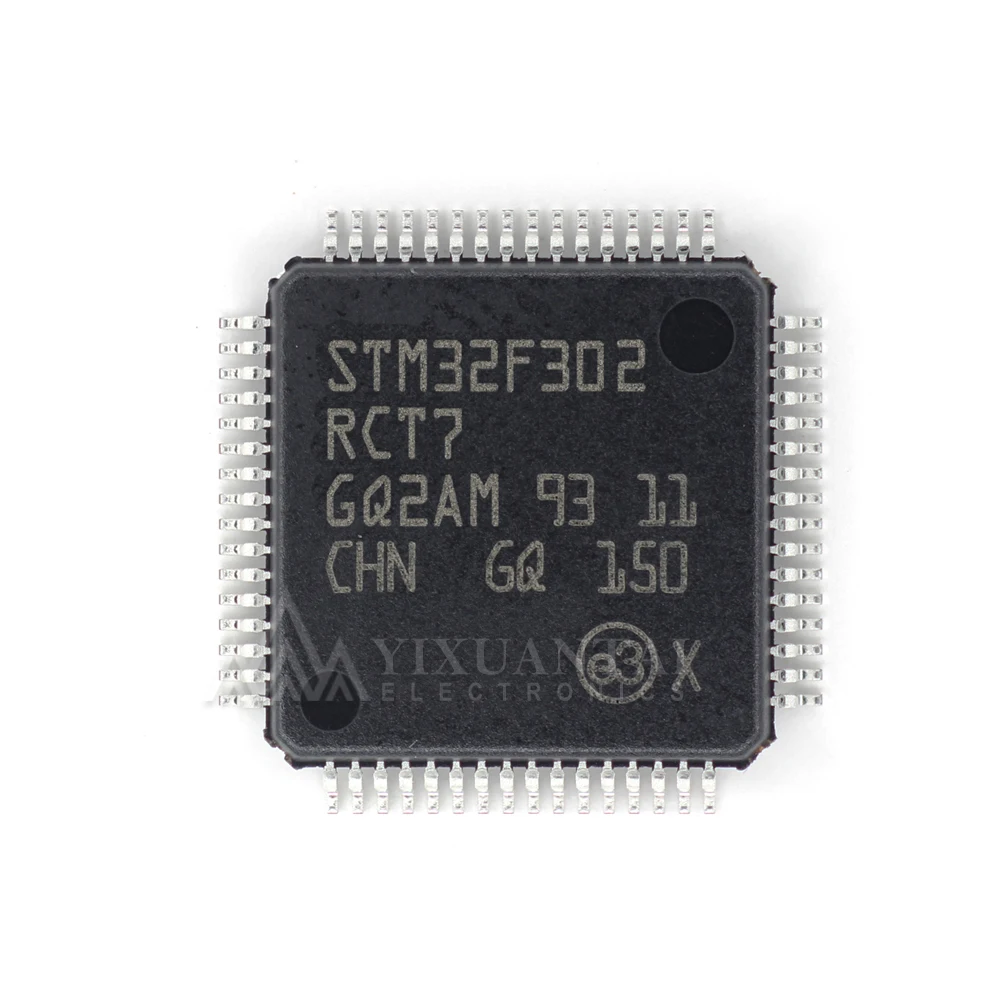 5pcs/lot NEW STM32F302RCT7 Mixed Signal 32-Bit Microcontroller MCU IC LQFP 64-Pin 256KB Flash Embedded Control Chip