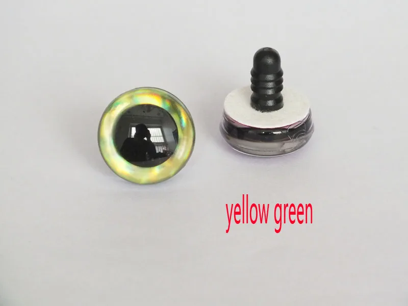 20 Stück 12 Arten Farben 9 mm 12 mm 14 mm 16 mm 18 mm 20 mm 25 mm 30 mm 35 mm Trapez-Spielzeugaugen 3D-bunte Sicherheitspuppenaugen für DIY-Handwerk – Detail 9
