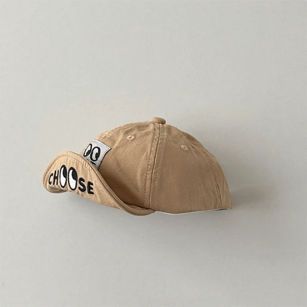 

New Cartoon Children Sun Hat Funny Eyes Sun Protection Baseball Hat Cotton Infant Cap Outdoor