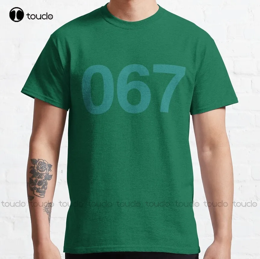 Game Player 067 Costume Green Classic T-Shirt Christian Shirts For Women Custom Aldult Teen Unisex Digital Printing Tee Shirt