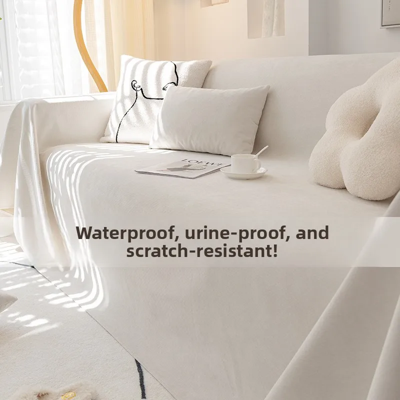 Four seasons universal waterproof sofa towel diaper anti-cat scratch sofa cover cloth towel non-slip non-stick hair sofa cover