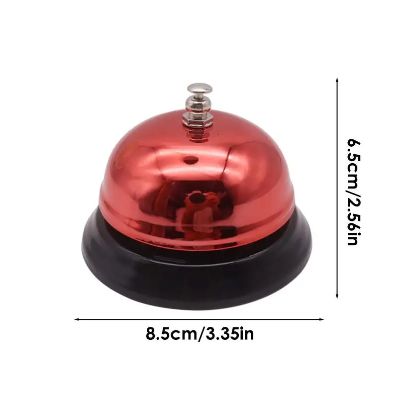 Bar Bell Metal Desktop Call Bell Anti-Rust Desktop Call Bell Counters Front Desk Bell For Hotels Schools Offices Restaurants