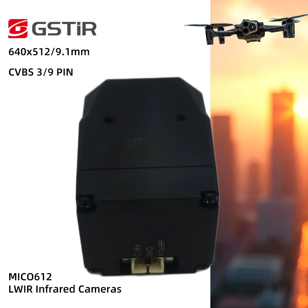Guide Infrared Mini Thermal Camera With CVBS 9.1mm 640x512 Uncooled Infrared Camera Module For Urban Day And Night Operations