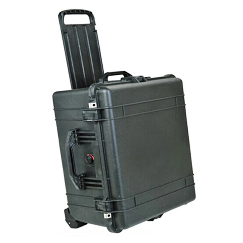 

Waterproof Trolley Case Toolbox Dustproof Protective Box Camera Instrument Bag equipment Storage With Pre-cut Foam Lining