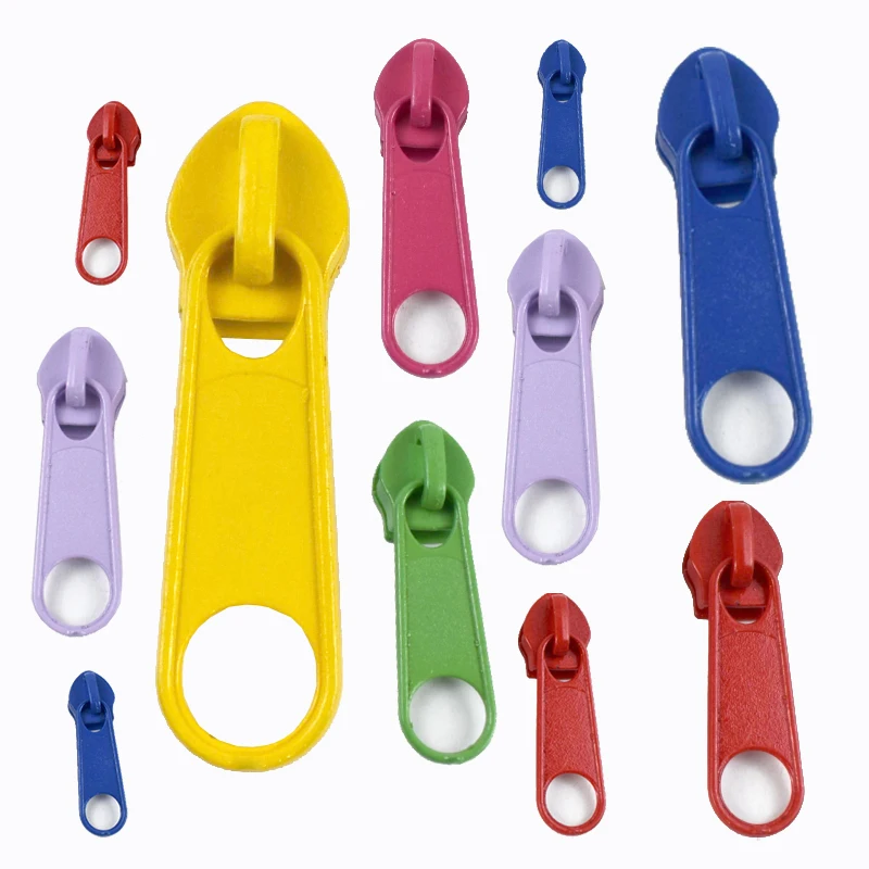 

50/80/100Pcs 3# 5# Zipper Slider for Nylon Zippers Bag Backpack Pocket Garment Zip Repair Kit Replacement Sewing DIY Accessories