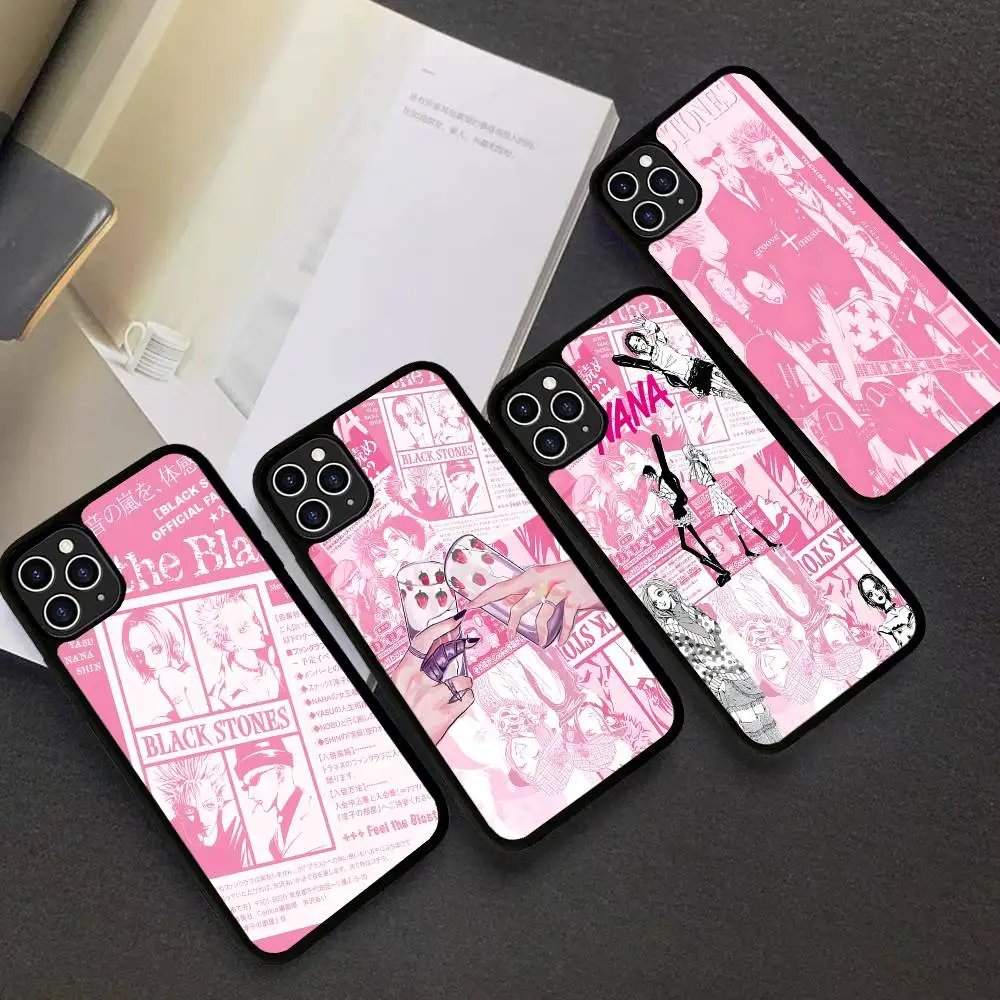 Funda para Teléfono con Diseño de Comics Oosaki Nana, Popular en Japón, para iPhone 17, 16 Pro Max, Air 13, 12 Mini, 14, 15 Plus, 11, Carcasa Trasera de PC+TPU