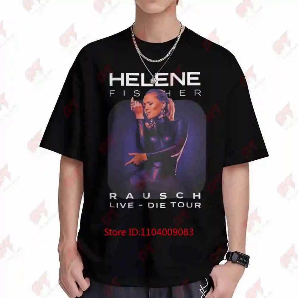 Helene Rausch Live Die Tour Concert Short Sleeve Tee 100% Cotton T-Shirt