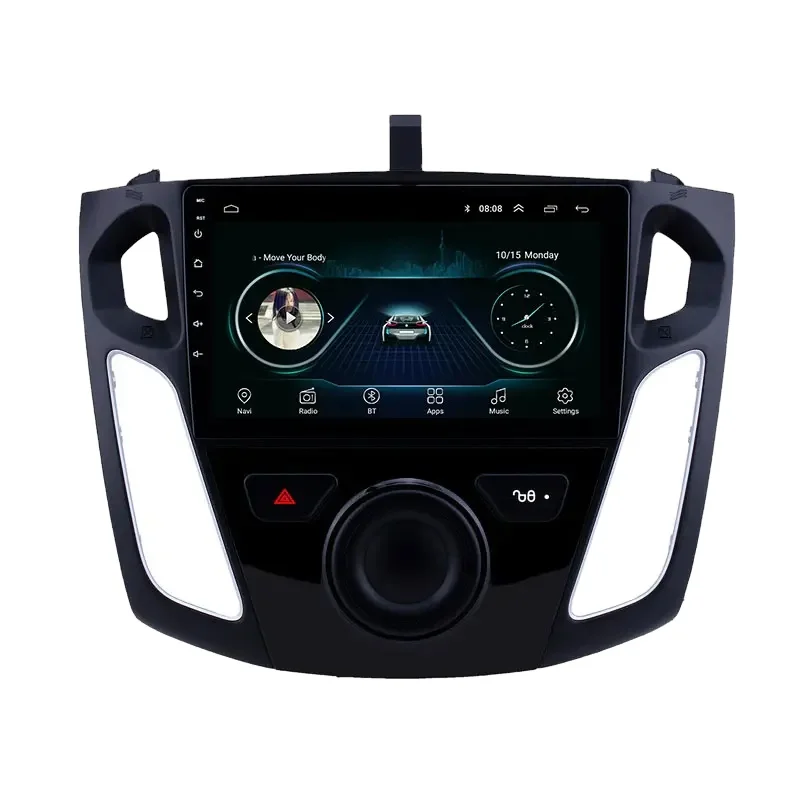 Android 9.1 Car Video MP5 Player 1+16GB For Ford Focus 2011-2015 Car Multimedia System WIFI Radio