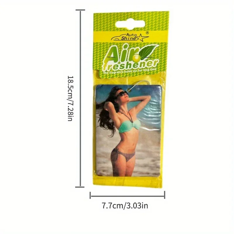3-80pcs Car Air Freshener Natural Scented Tea Paper Cone Hanging Perfume Vanilia Fragrance Cone Car Accessories Interior