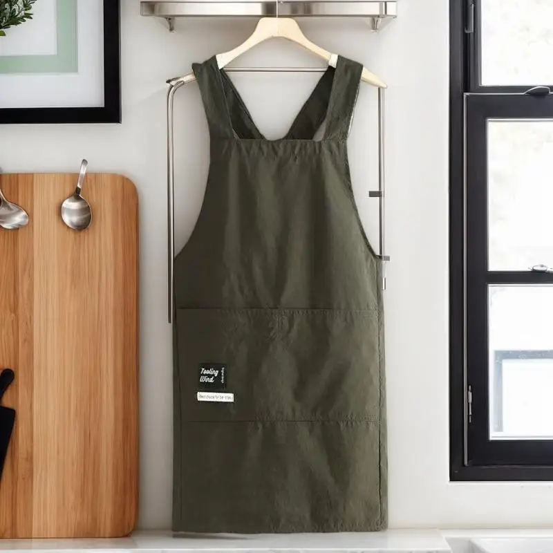 

Unisex Restaurant Aprons, Breathable and Wear-Resistant, Anti-Fouling Adult Kitchen Work Clothes