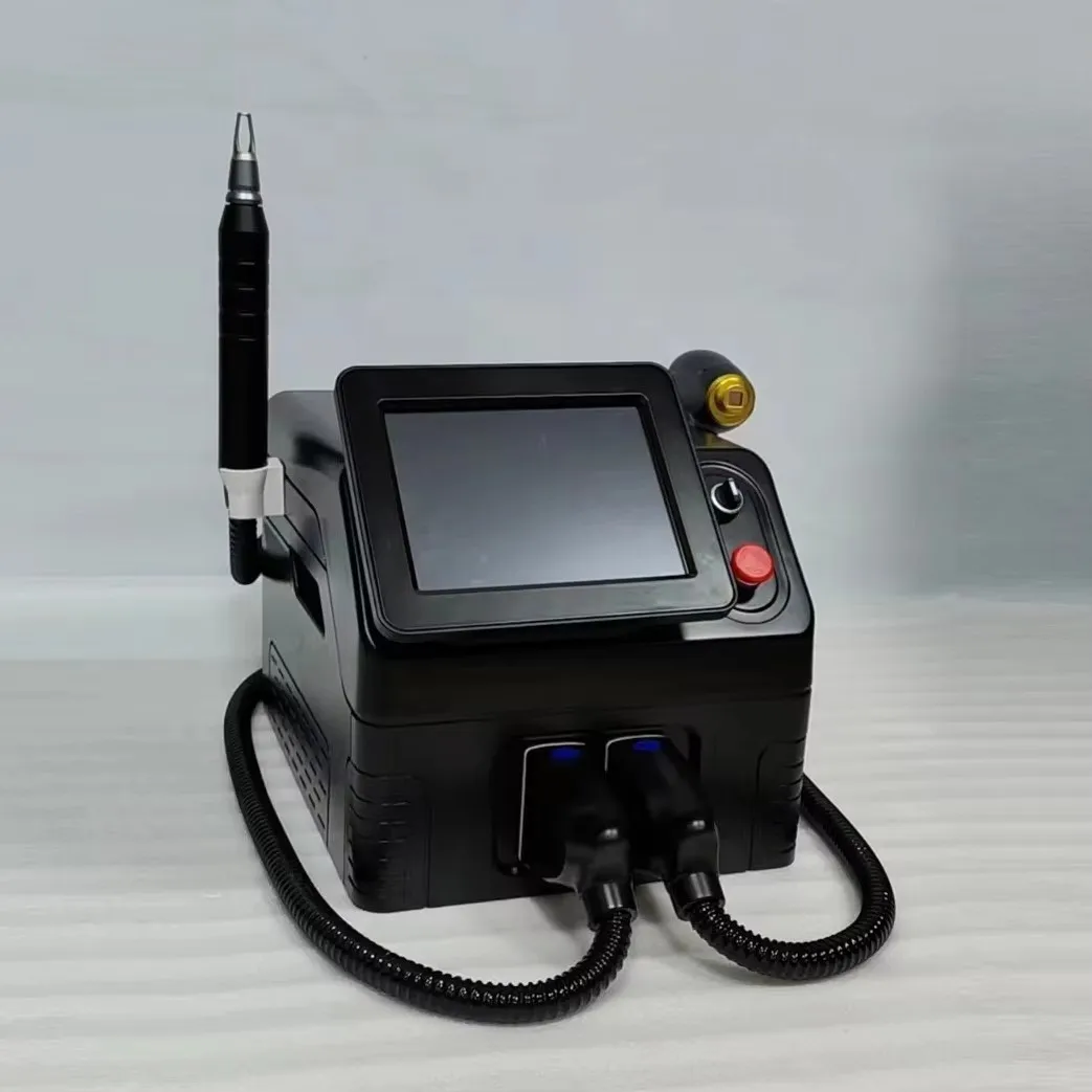 2-in-1 Multifunctional Device with 4 Wavelengths, Ice Cooled Portable Color Removal and Skin Rejuvenation Suitable for Beauty Sa view 5