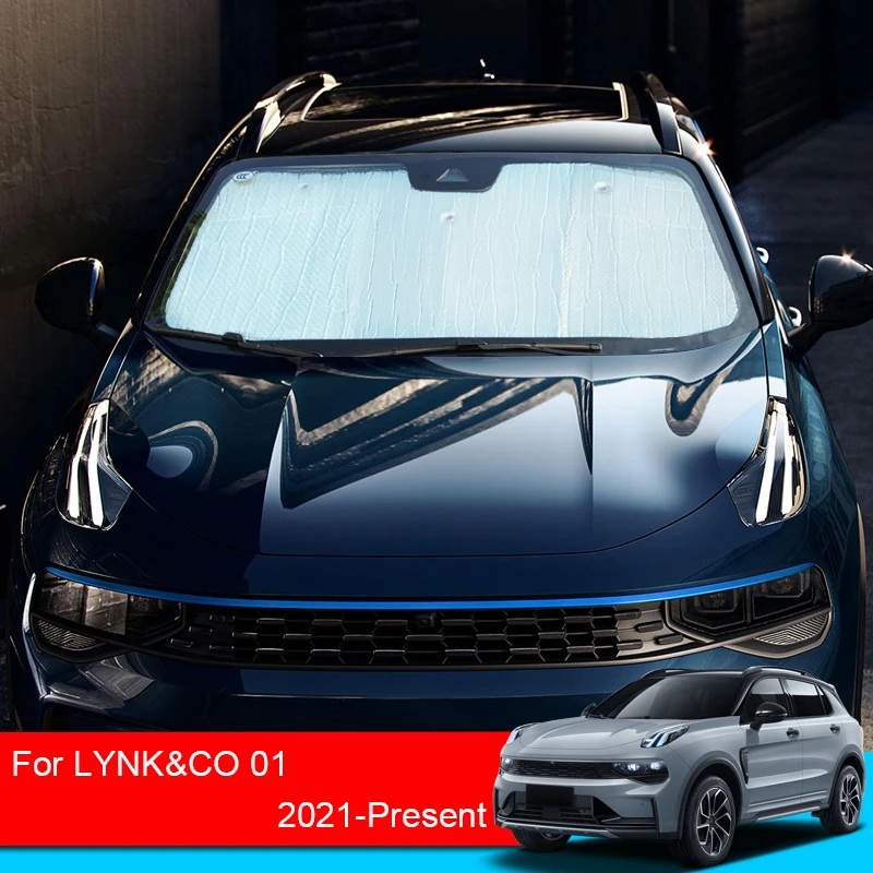 For LYNK&CO 01 2021-2025 Car Sunshades UV Protection Cover Side Window Curtain Sun Shade Visor Windshield Mat Car Accessories