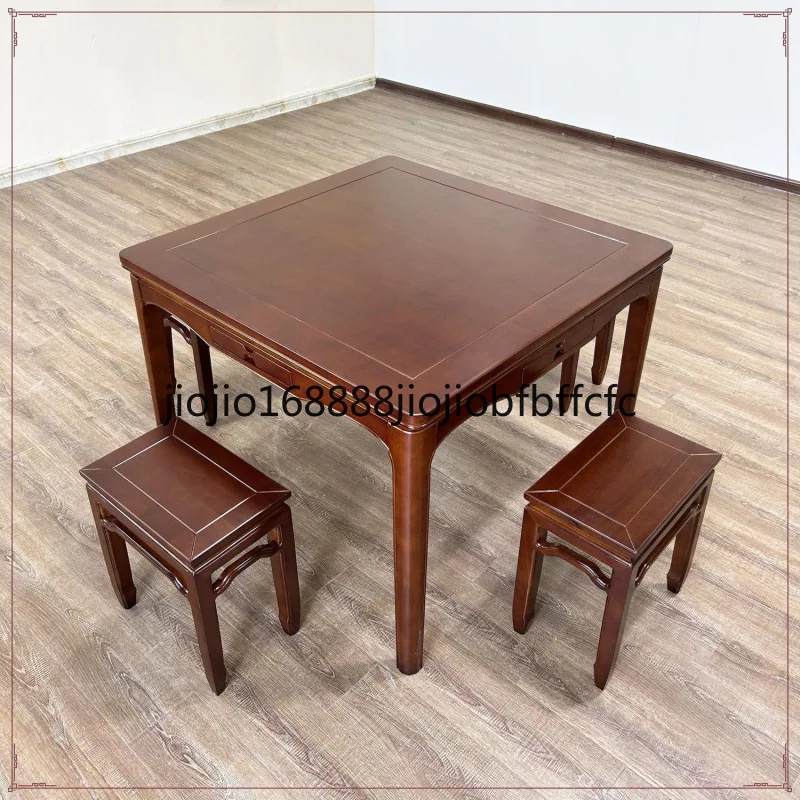 Suitable for All solid wood square table chess and card household playing Chinese square