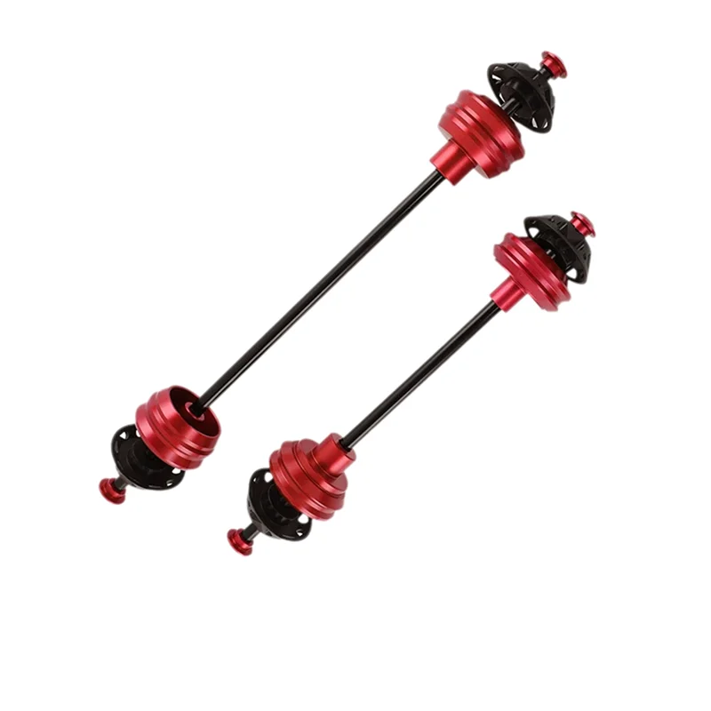 2X Motorcycle Modified Front Rear Wheel Rod Axle Kit Front Rear Wheel Rod Axle Kit Anti-Fall Block A-A97E