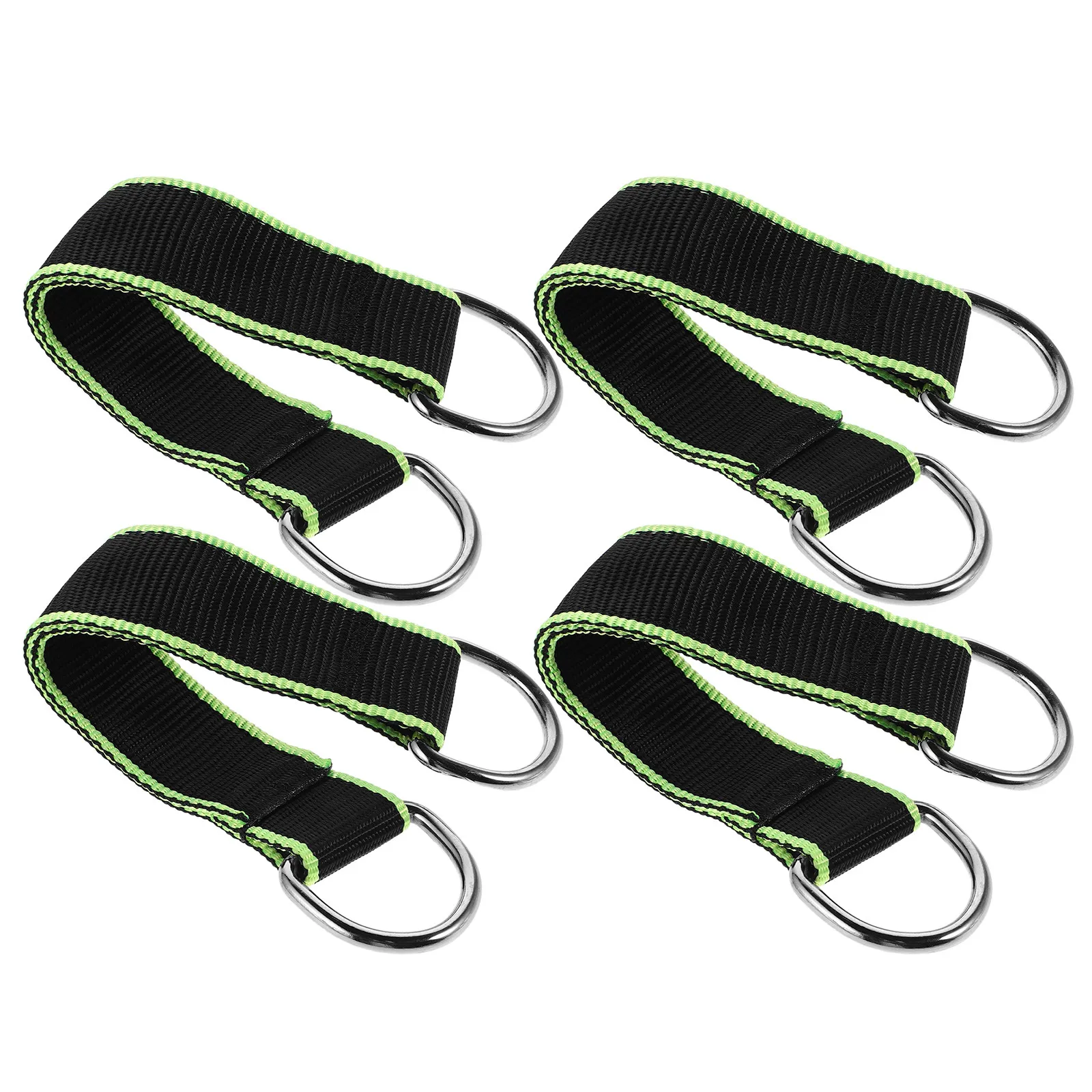 

Комплект из 4 прочных страховочных тросов для качелей, двухслойные толстые стропы для подвешивания к деревьям, для использования в помещении и на улице, для гамаков и подвесных устройств